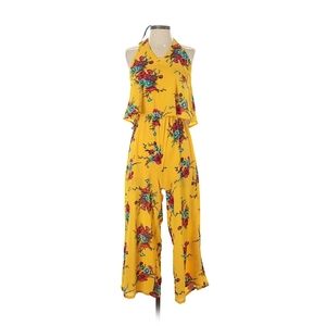Endless Love Yellow Floral Summer Romper Small